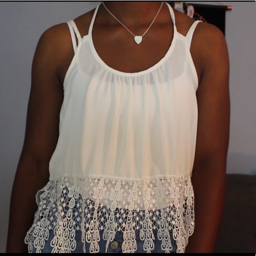 Dressy White Tank
